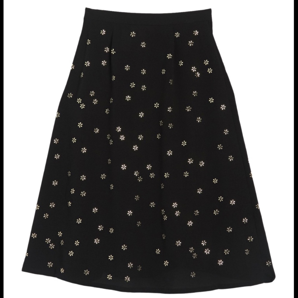 Michale Kors Floral studded skirt